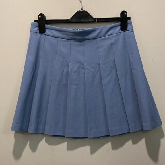 Women's Aritzia Sunday Best Micro Skirt Pleated Light Blue - Picture 9 of 12